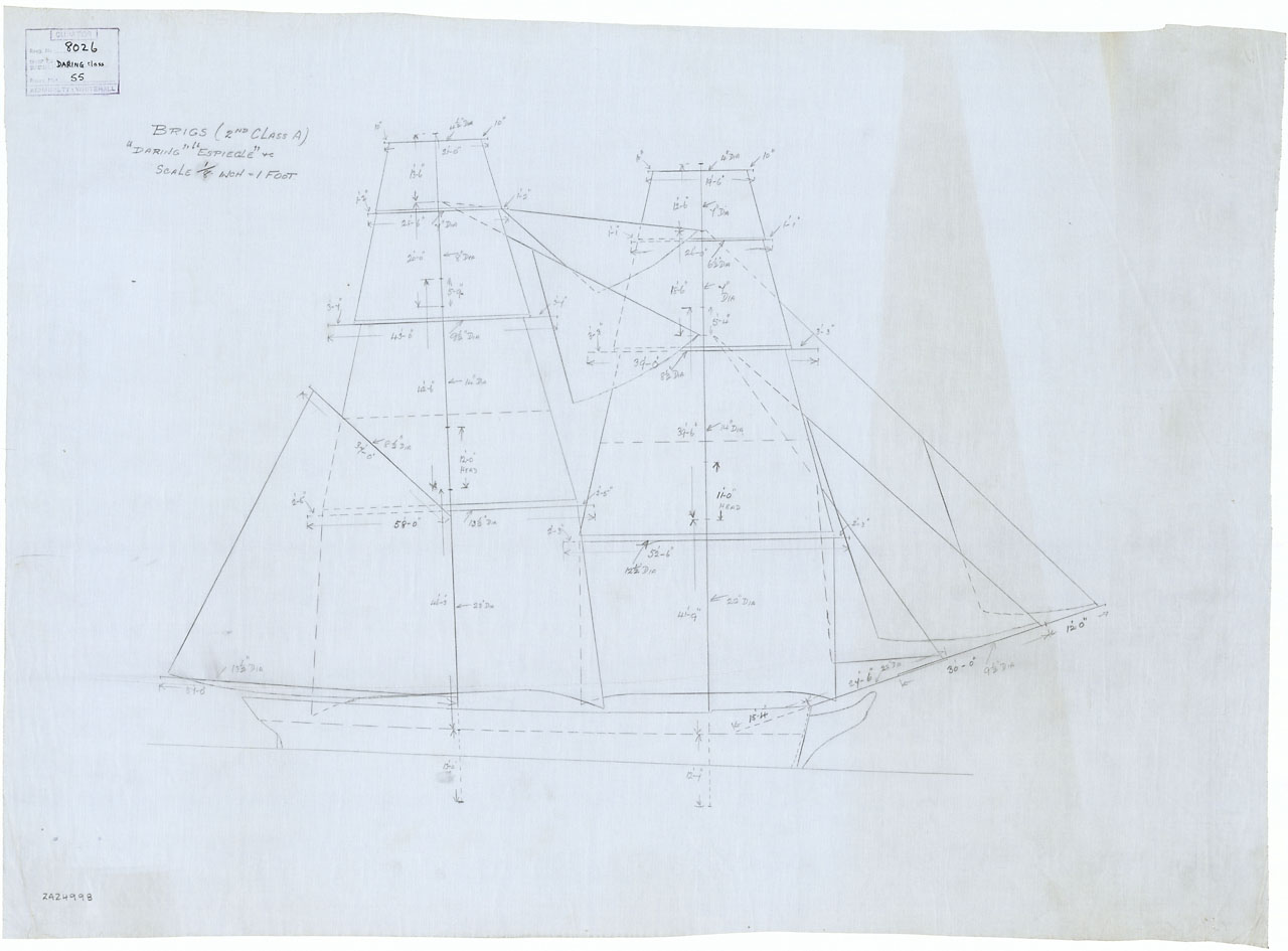 HMS Daring(1844); Fighting vessel; Brig; 12 guns.jpg