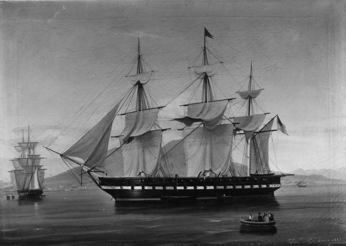 Congress в Неаполитанском заливе 1857.jpg