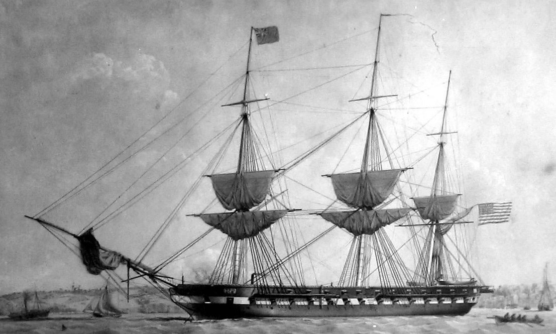 U.S. Frigate, St. Laurence, 1848.jpg