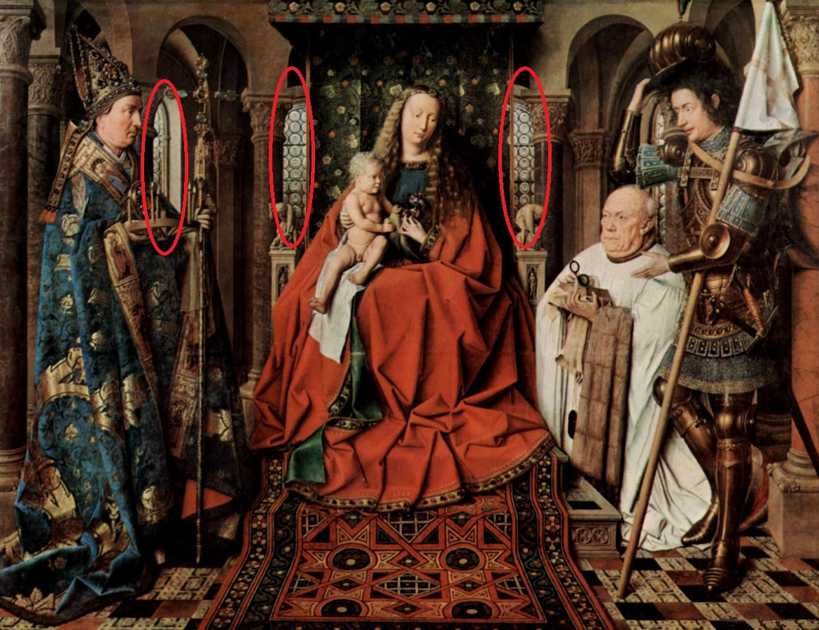 Ян ван Эйк. Мадонна каноника ван дер Пале. 1436..jpg