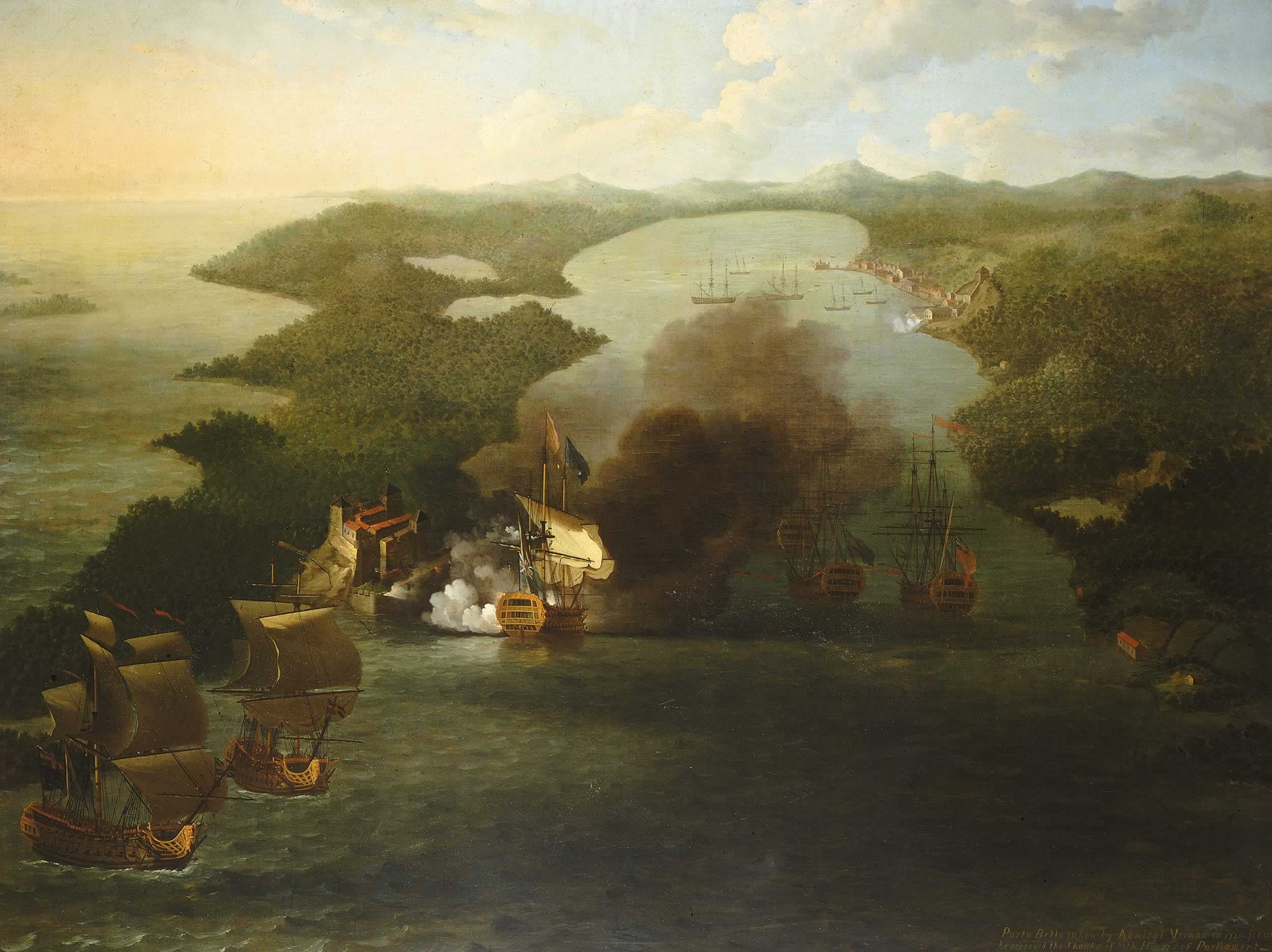 The bombardment of Porto Bello by Samuel Scott.jpg