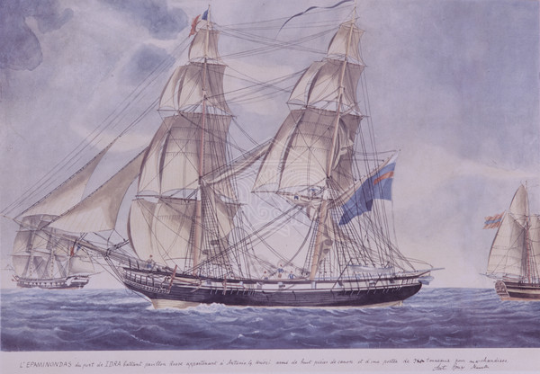 Epaminondas 12-gun brig 420 tons 1817. Owned by the Hydriot,Antonis Kriezis (2).jpg