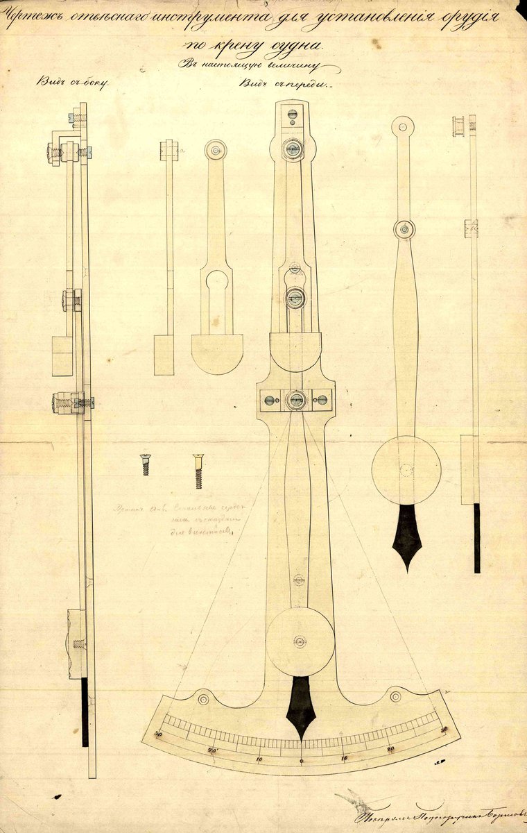 1242 001 00979 Инструмент отвесный для установки орудия по крену судна 2.jpg