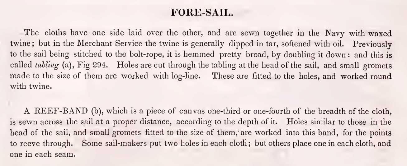 p51 Fore Sail - The Young Sea Officer's Sheet Anchor Or A Key to the Leading of Rigging 1843.jpg