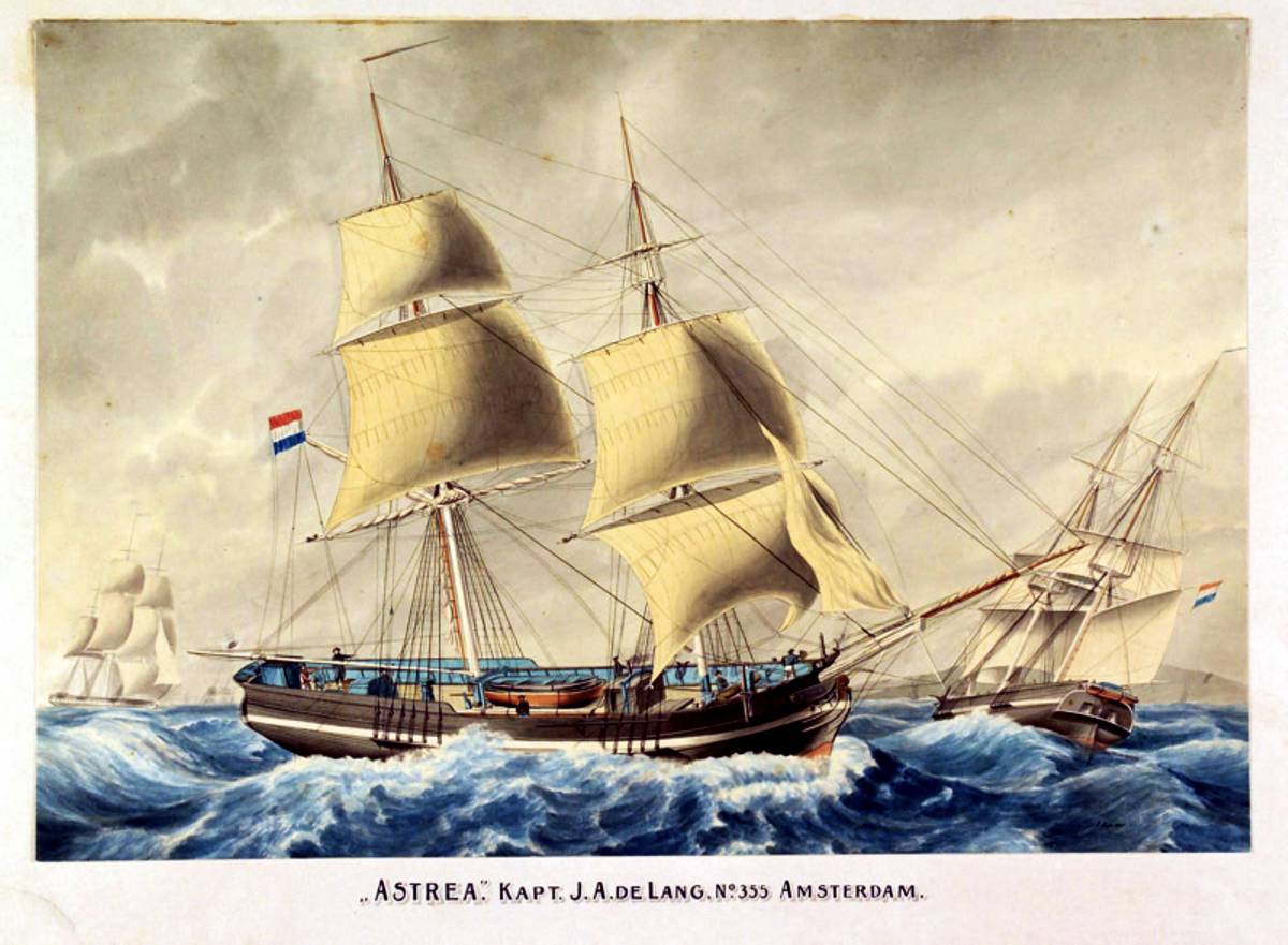 Het brikschip 'Astrea' van rederij Insinger & Co 1837г.jpg