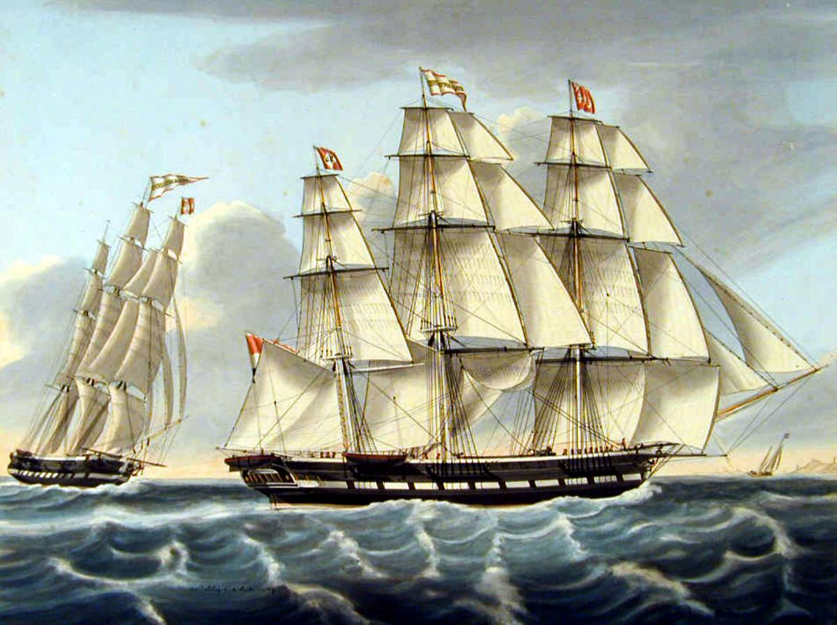 Het fregatschip 'Christina Agatha'. 1839г.jpg