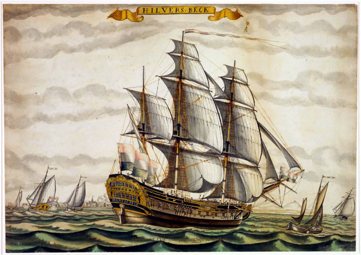 Het retourschip 'Hilversbeek' 1752.jpg