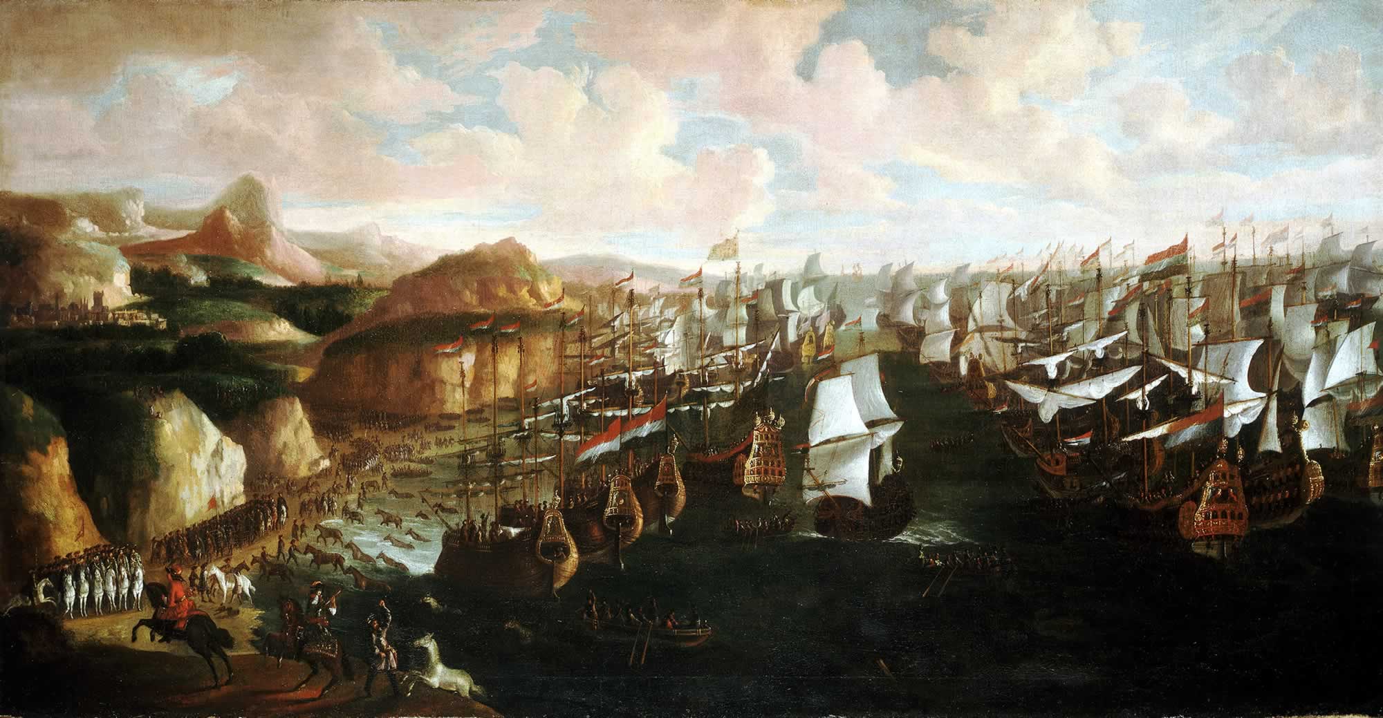 Landing of William III at Torbay, 5 November 1688.jpg