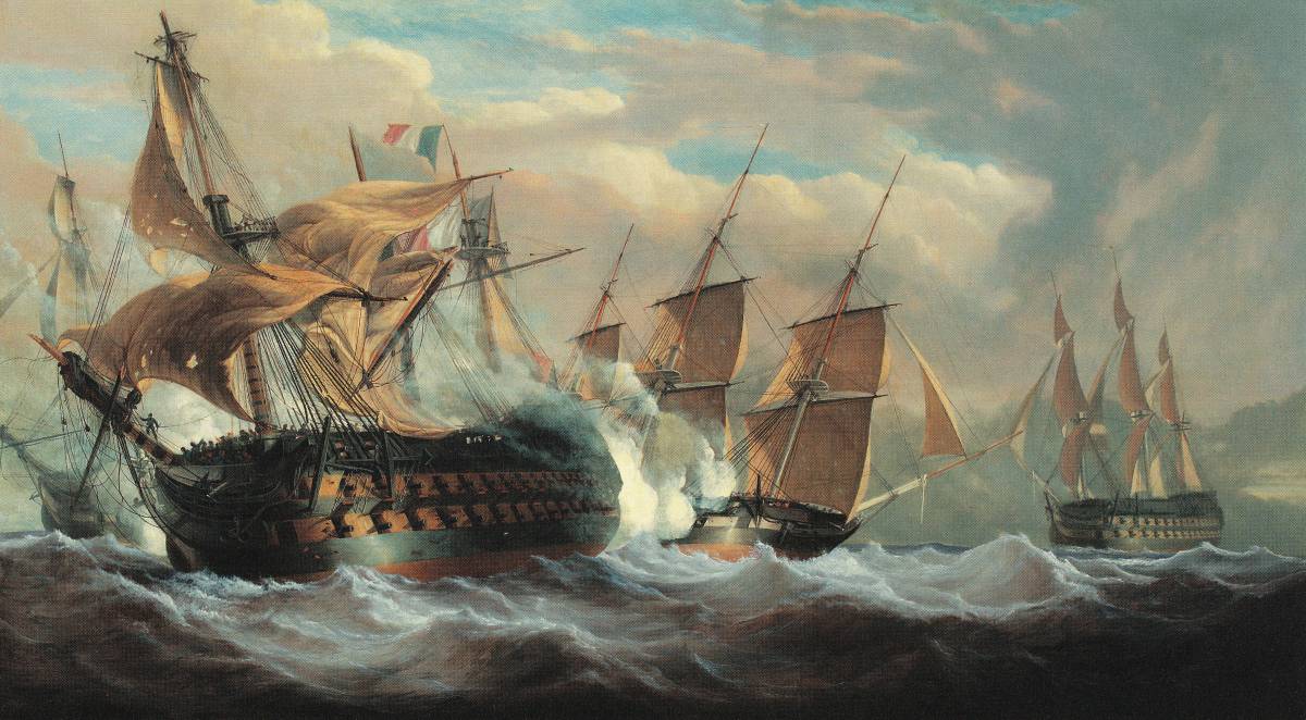 в сражении с HMS Penelope HMS Lion HMS Foudroyant 31 марта 1800 г.jpg