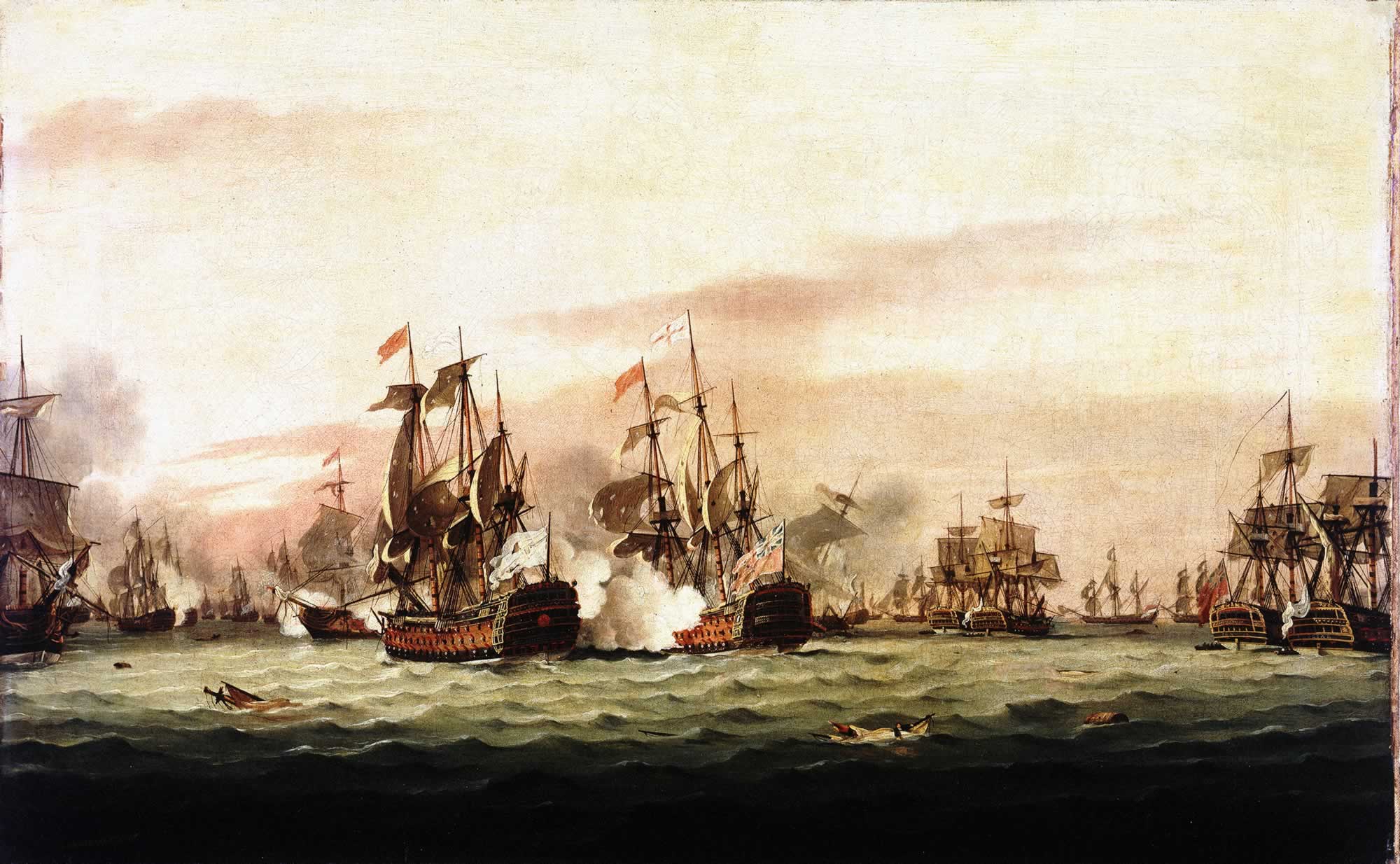 The battle of The Saints, 12 April 1782.jpg
