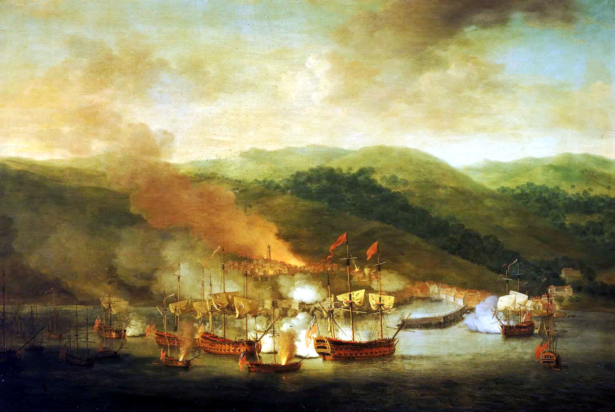 The bombardment of Bastia, 6 November 1745.jpg