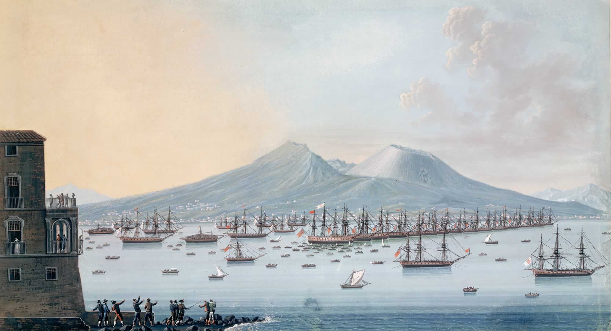The British Fleet at anchor in the Bay of Naples, June 17th 1798.jpg