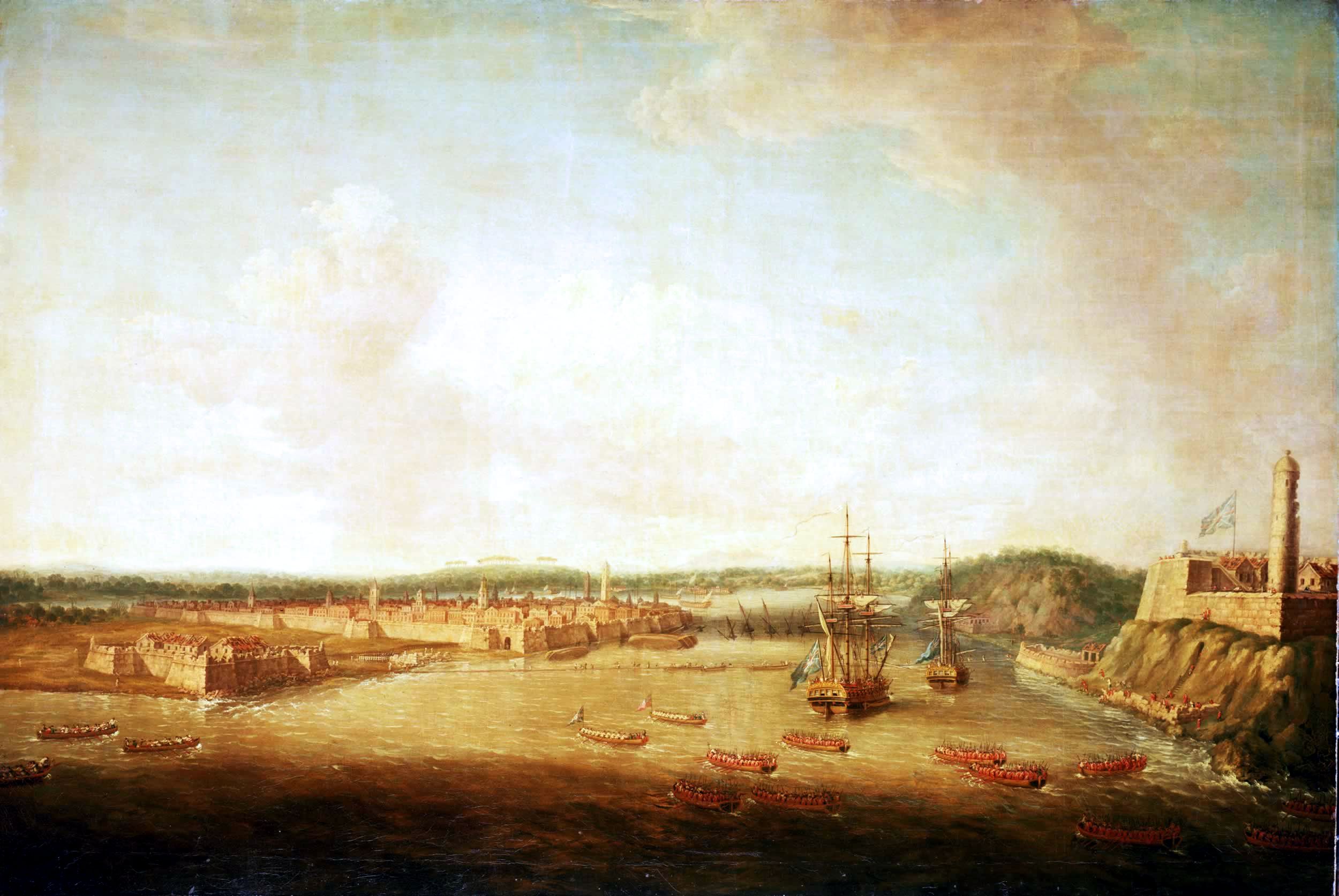 The Capture of Havana, 1762 Taking the Town, 14 August.jpg