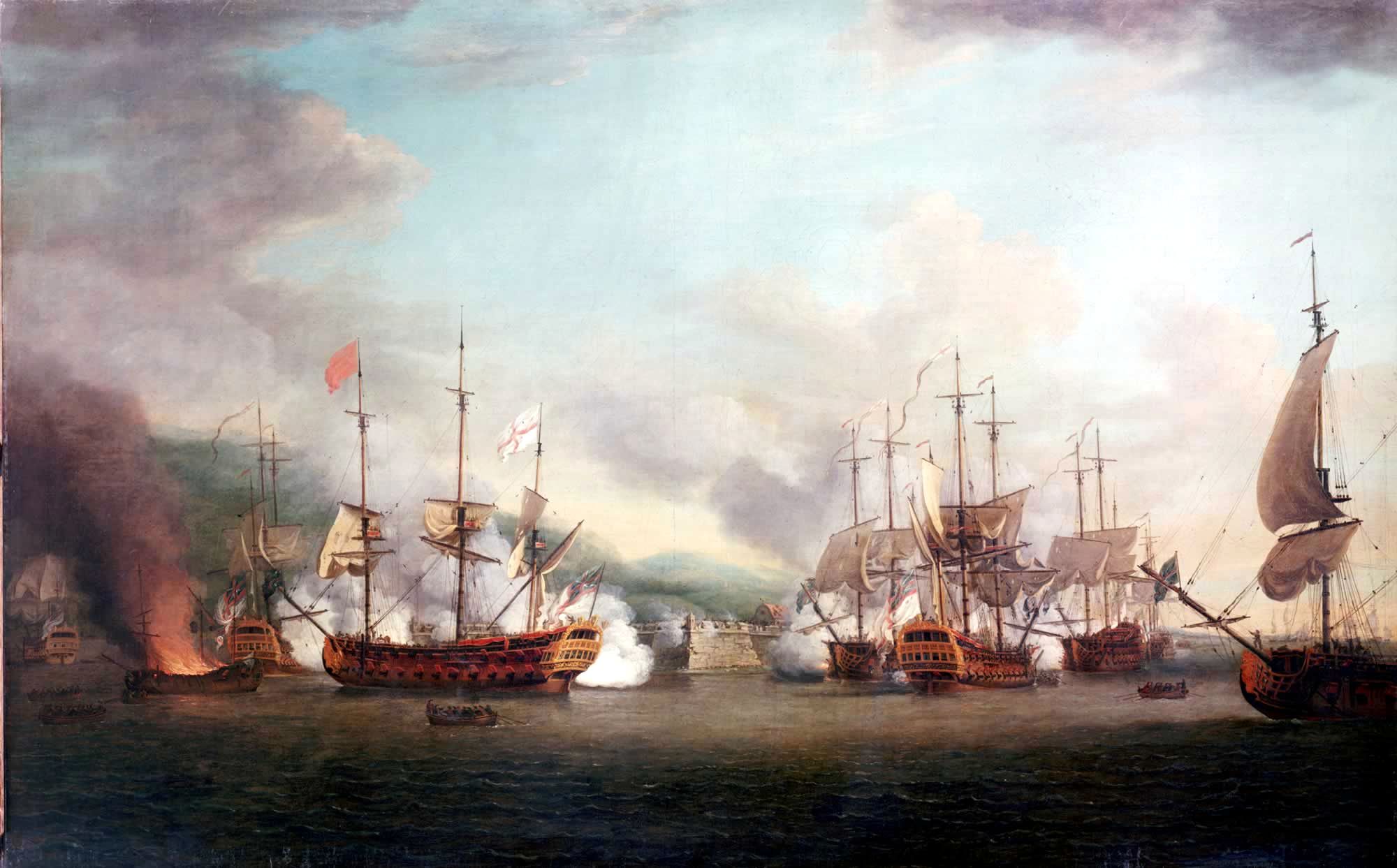The Capture of Port Louis, Cuba, 8 March 1748.jpg