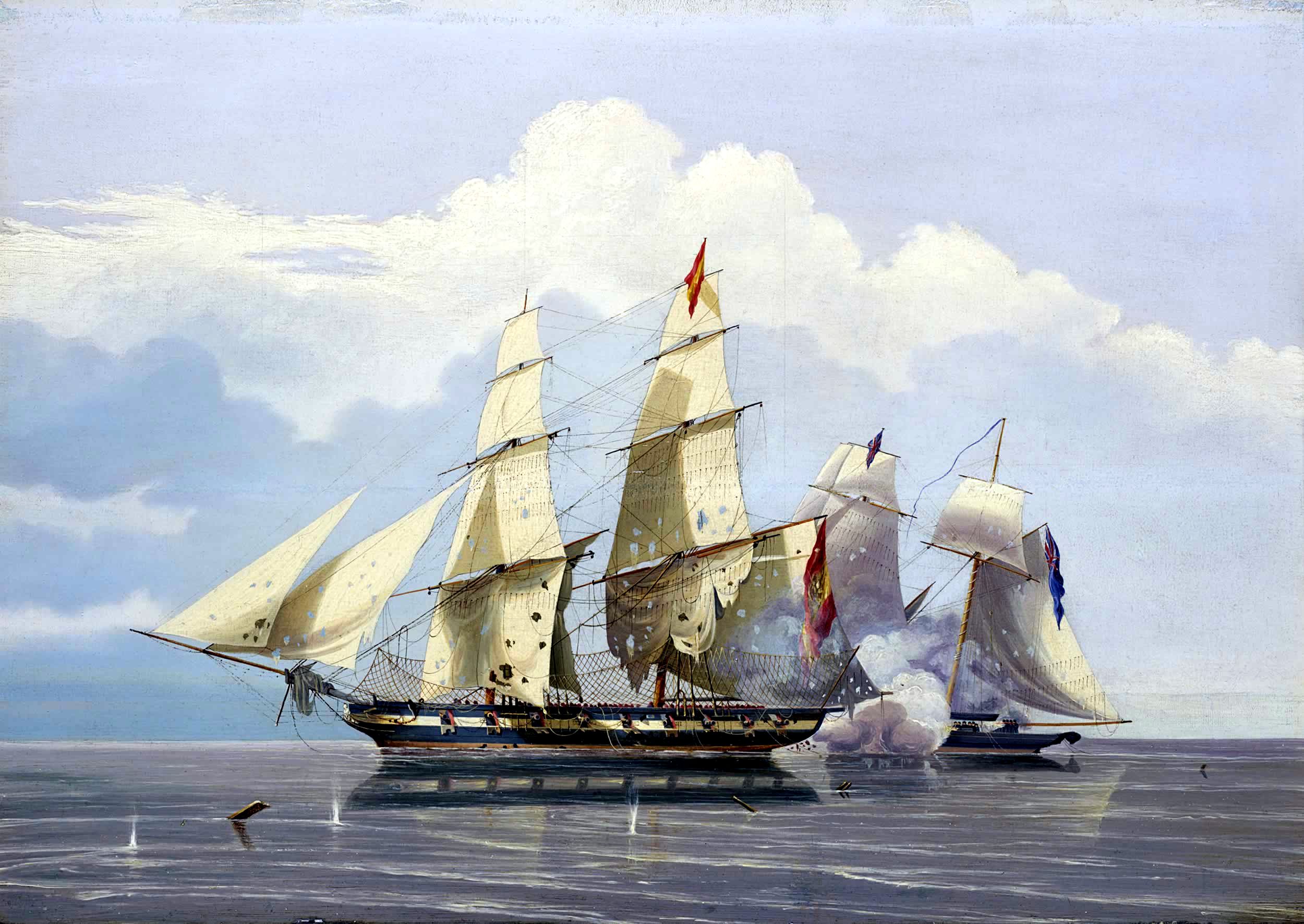 The Capture of the Slaver 'Formidable' by HMS 'Buzzard', 17 December 1834.jpg