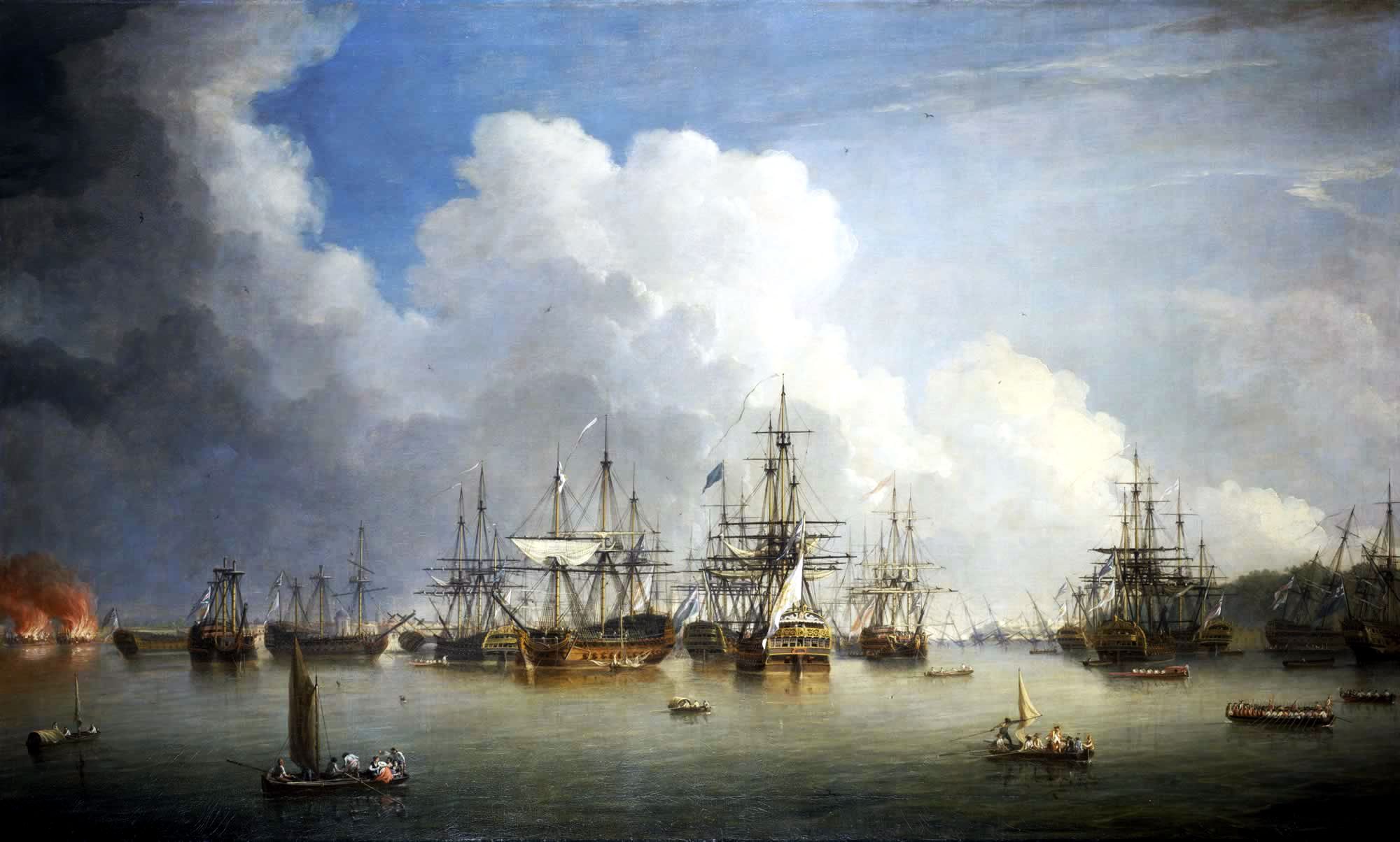 The Captured Spanish Fleet at Havana, August-September 1762.jpg